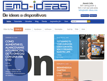 Tablet Screenshot of emb-ideas.com